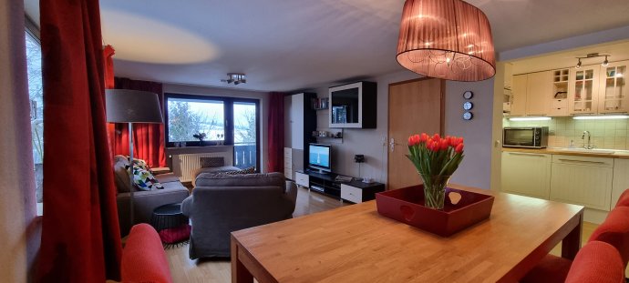 Woonkamer appartement nr 7